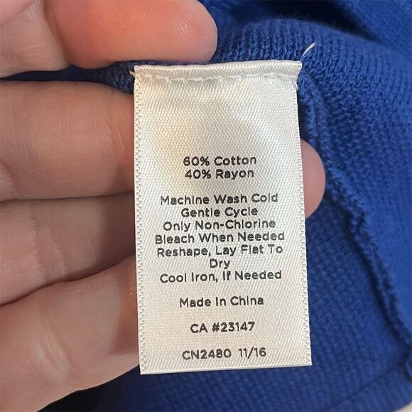 Talbots Women's Blue Standard Size S Knee Length - Picture 4 of 7